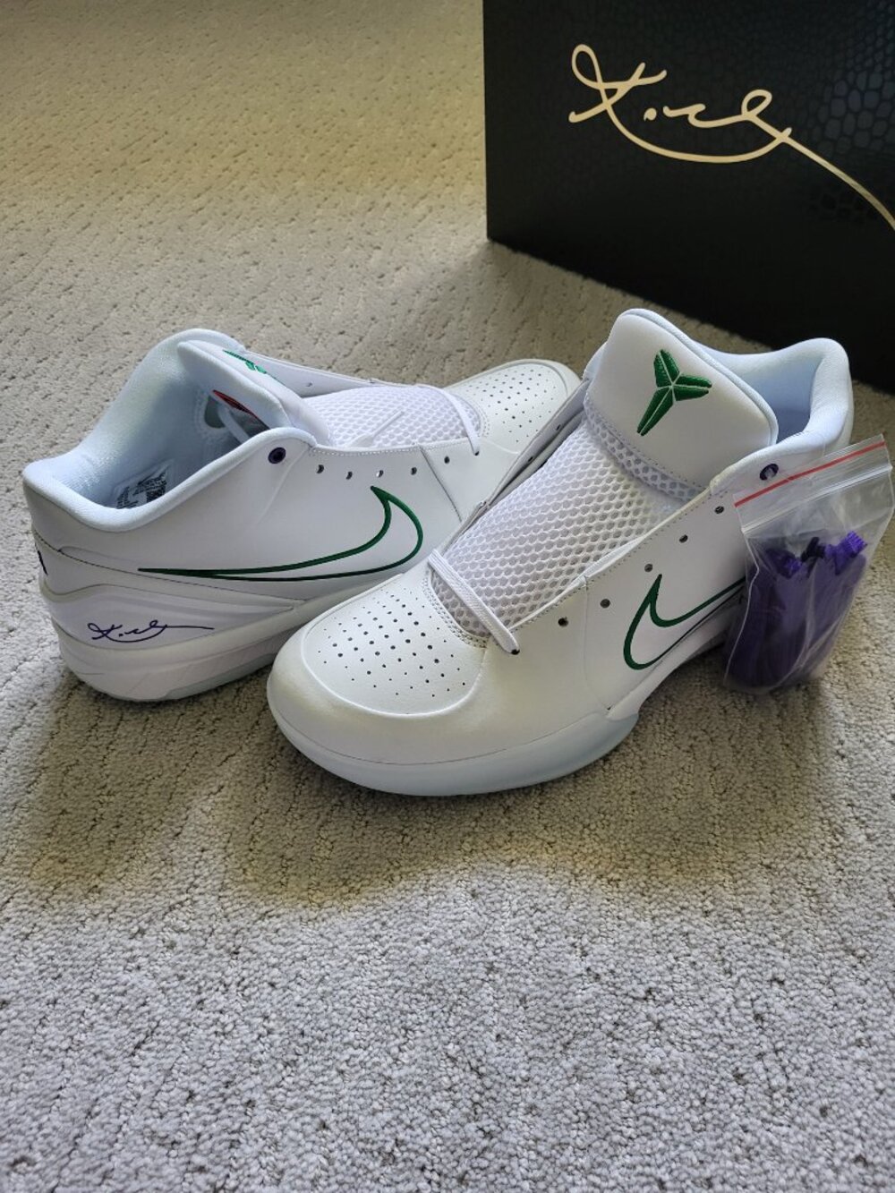 SIZE 12 - Nike Kobe 4 Protro Draft Day Bucks #4 (Opened) IM0559-103 / IV6585-900